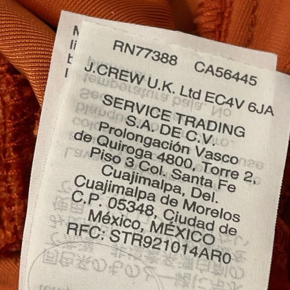 MADEWELL Velvet Butterfly Top in Dark Cinnabar - Picture 7 of 8